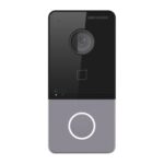 Videointerfon de exterior Hikvision DS-KV6113-WPE1(C), 2 MP, card reader, 1 familie, PoE, aparent