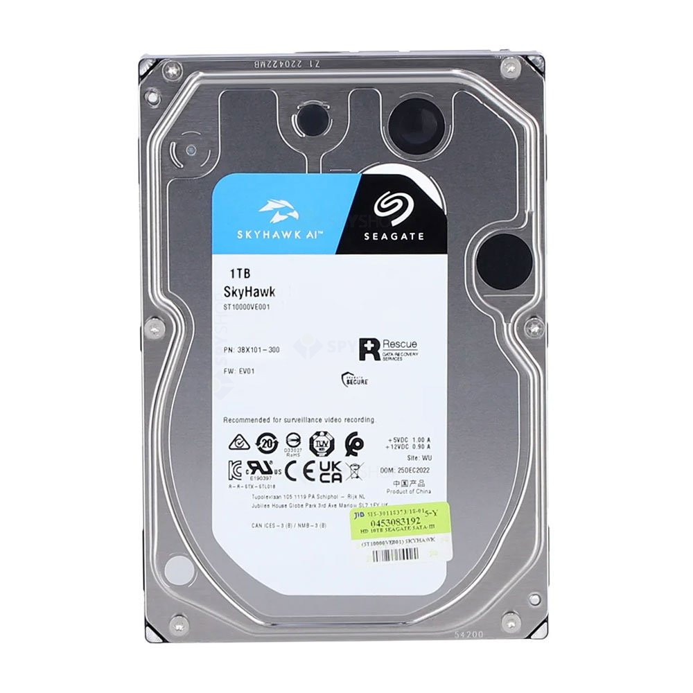 Hard Disk Seagate Skyhawk ST1000VX013, 1TB, 256 MB, 5400 RPM